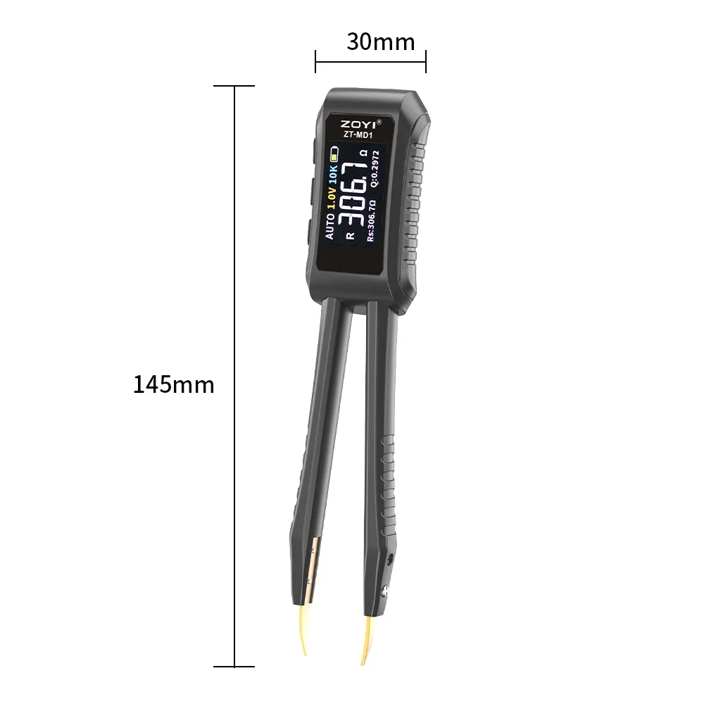 2025 hot sale ZT-MD1 Smart Mini Tweezer LCR Bridge Component Tester SMD ESR Resistance Capacitance Measuring Tool