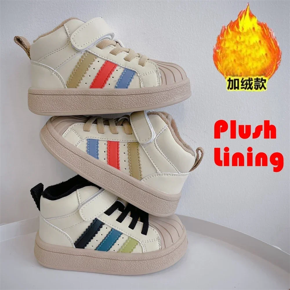 Winter New Children's Shoes Boys Soft-soled Comfortable Sports Casual Shoes Girls Thickened Warm Shell Toe Sneakers
Winter New Children's Shoes Boys Soft-soled Comfortable Sports Casual Shoes Girls Thickened Warm Shell Toe Sneakers