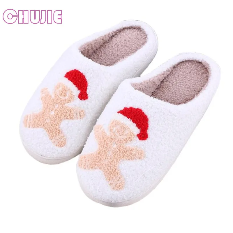 Cotton Winter New Creative Christmas Gingerbread Man Shoes Anti Slip Warm Plush Cotton Slippers
Cotton Winter New Creative Christmas Gingerbread Man Shoes Anti Slip Warm Plush Cotton Slippers