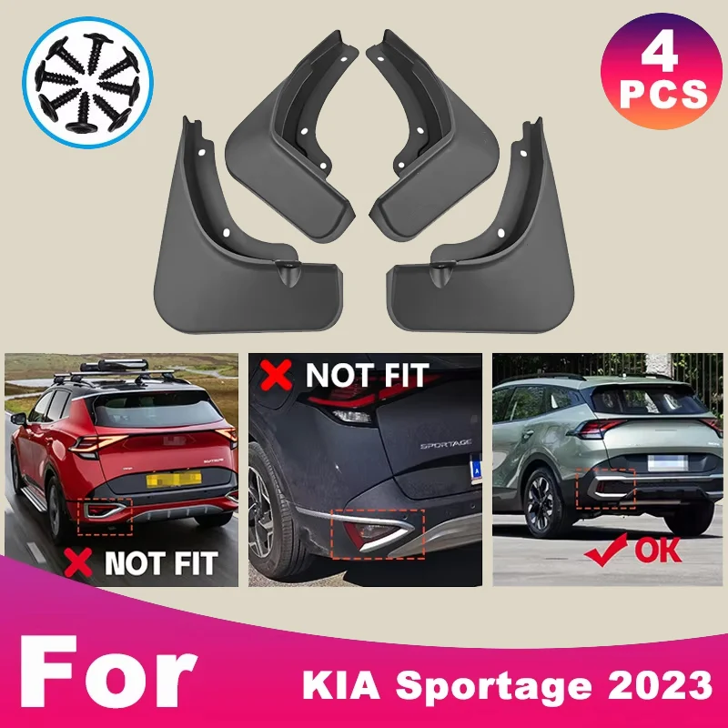 Для KIA Sportage 2023 автомобильные шины, брызговики, водонепроницаемые, предотвращающие брызги, автомобильные брызговики, накладка на крыло, 4 шт., аксессуары
Для KIA Sportage 2023 автомобильные шины, брызговики, водонепроницаемые, предотвращающие брызги, автомобильные брызговики, накладка на крыло, 4 шт., аксессуары