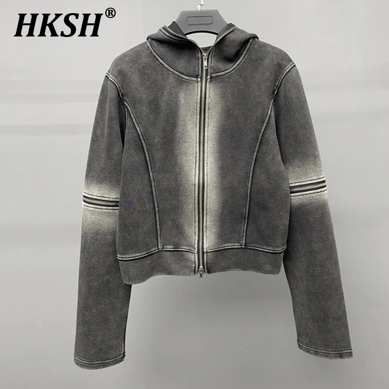 HKSH весна осень новый свитер с капюшоном двойная молния Съемная винтажная Толстовка Высокая уличная нишевая дизайнерская Наплечная куртка HK1072
HKSH весна осень новый свитер с капюшоном двойная молния Съемная винтажная Толстовка Высокая уличная нишевая дизайнерская Наплечная куртка HK1072