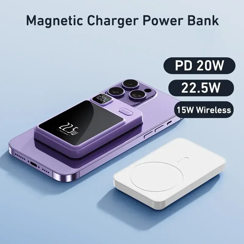 New Magnetic Portable Power Bank Wireless External Battery Charger Cases 50000mAh Fast Charging for Samsung Xiaomi iPhone Series
New Magnetic Portable Power Bank Wireless External Battery Charger Cases 50000mAh Fast Charging for Samsung Xiaomi iPhone Series
