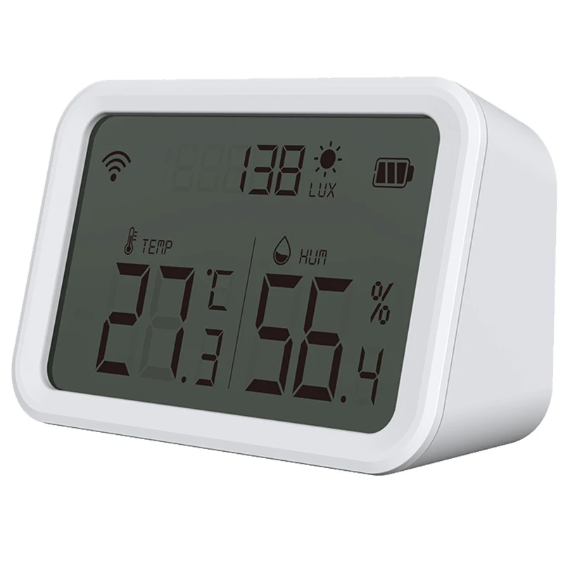 Temperature and humidity sensor, wireless intelligent home set, indoor temperature and light sensor
Temperature and humidity sensor, wireless intelligent home set, indoor temperature and light sensor