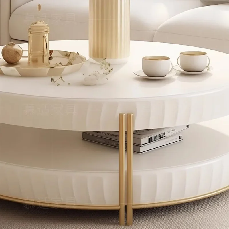 Designer Luxury Coffee Table Modern Nordic Round Minimalist Side Table Hardcover Aesthetic Tavolino Da Salotto Home Furniture
Designer Luxury Coffee Table Modern Nordic Round Minimalist Side Table Hardcover Aesthetic Tavolino Da Salotto Home Furniture