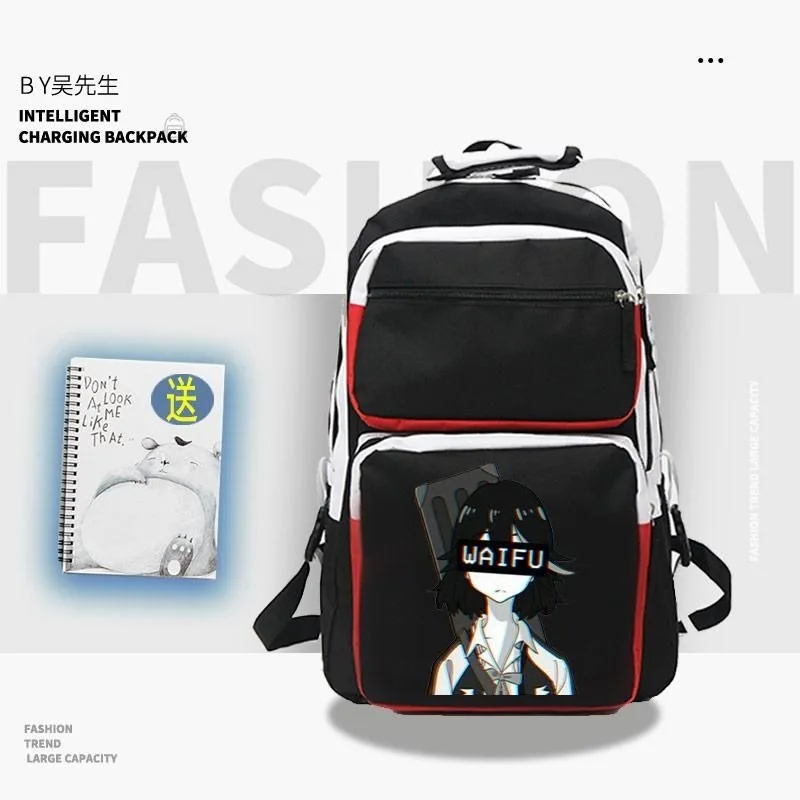 27×46×24cm Black White Black Red, Kill La Kill, Kiru Ra Kiru, Anime, Student Kids Teens School Bags, Backpacks, Girls Boys
27×46×24cm Black White Black Red, Kill La Kill, Kiru Ra Kiru, Anime, Student Kids Teens School Bags, Backpacks, Girls Boys