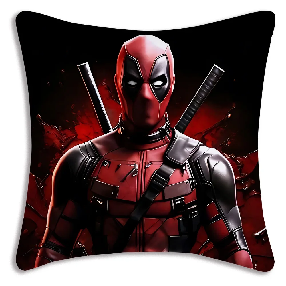 HOT Anime Funny Deadpools Pillow Covers Cartoon Sofa Decorative Home Double-sided Printing Short Plush Cute Cushion Cover
HOT Anime Funny Deadpools Pillow Covers Cartoon Sofa Decorative Home Double-sided Printing Short Plush Cute Cushion Cover