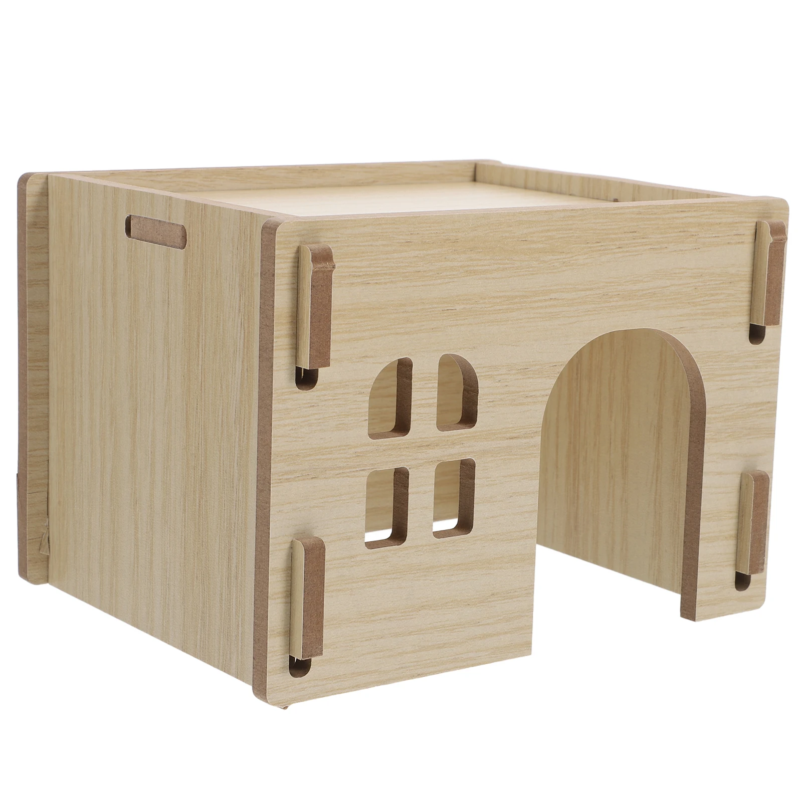 Solid Wood Villa Hamster Hideout Durable Multifunctional Feeding Watering Platform Cute House Pet Cage Accessories Easy
Solid Wood Villa Hamster Hideout Durable Multifunctional Feeding Watering Platform Cute House Pet Cage Accessories Easy