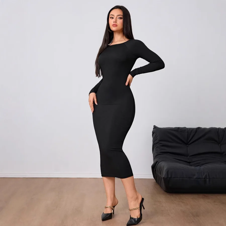 【New style】 women's fashion simple dress 2026 spring and summer sexy backpack hip mid-length dress
【New style】 women's fashion simple dress 2026 spring and summer sexy backpack hip mid-length dress
