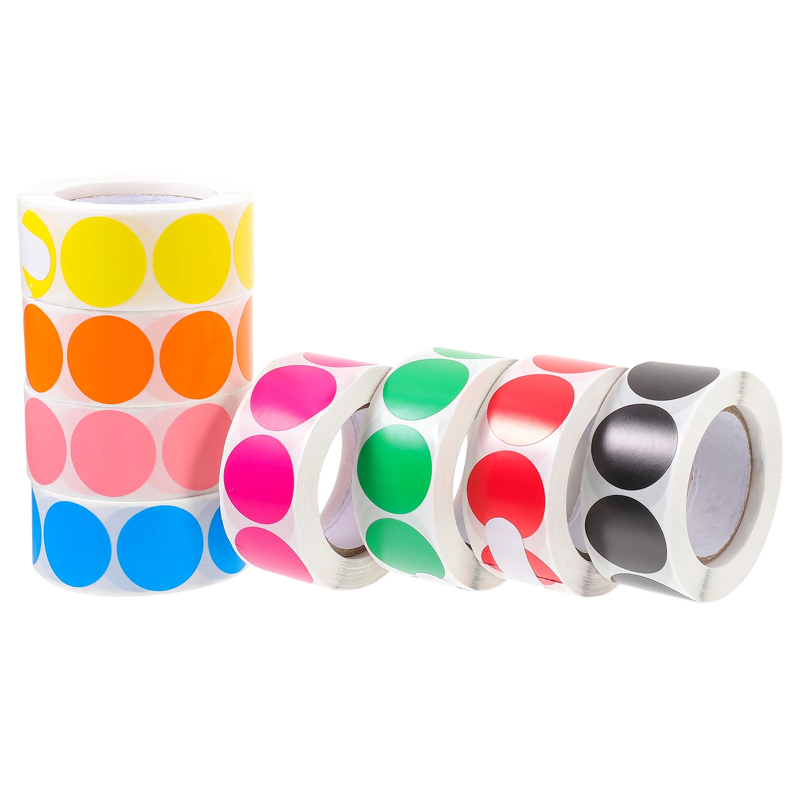 8 Rolls Colored Circle Dot Stickers Self Adhesive Label Markers for Home Office No Residue Reusable
8 Rolls Colored Circle Dot Stickers Self Adhesive Label Markers for Home Office No Residue Reusable