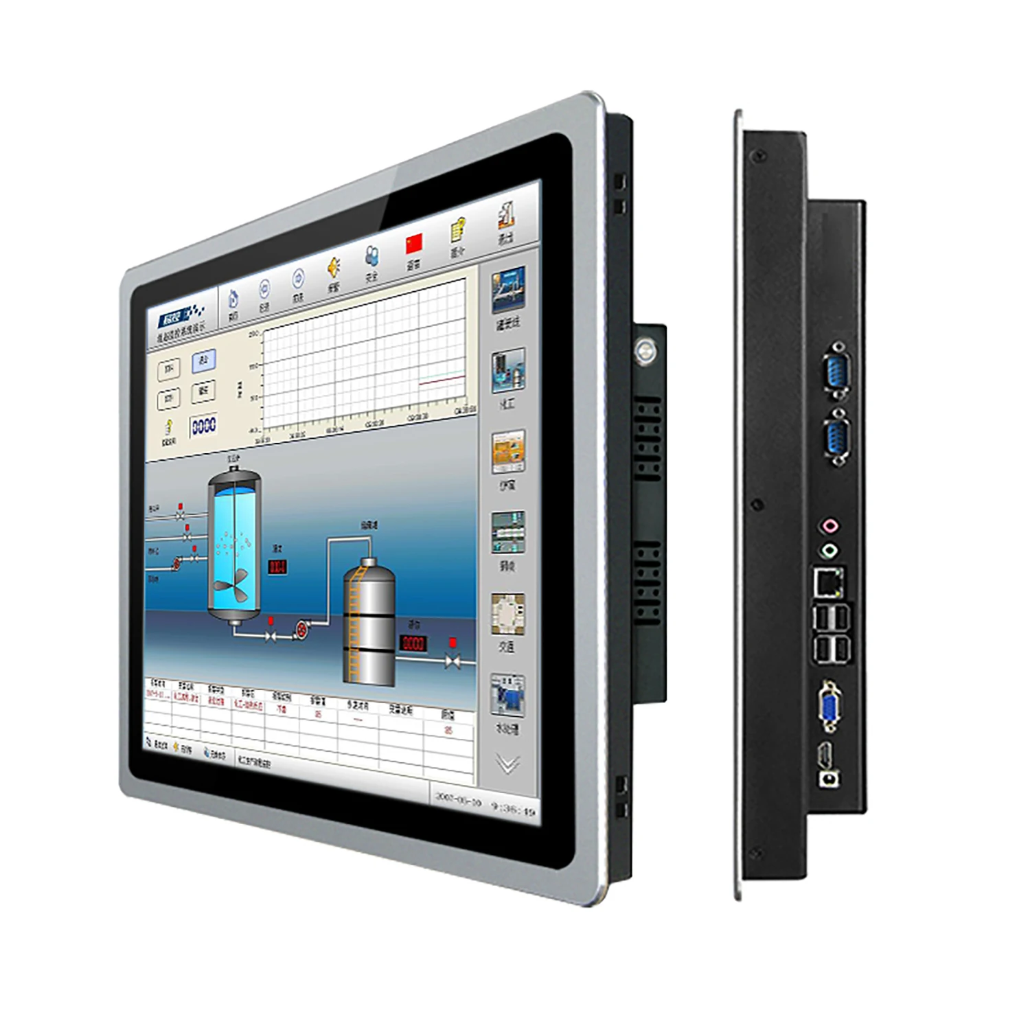 10 12 15 Inch industrial panel pc all-in-one computer with capacitive touch screen built-in wifi RS232 com for win10pro 1024*768
10 12 15 Inch industrial panel pc all-in-one computer with capacitive touch screen built-in wifi RS232 com for win10pro 1024*768
