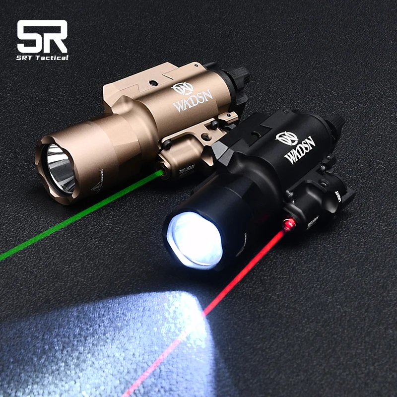 WADSN X400 X400U Laser Sight Weapon Ultra Powerful Flashlight Pistol Glock Red Dot Green Blue Aiming Tactical Laser Flashlight
WADSN X400 X400U Laser Sight Weapon Ultra Powerful Flashlight Pistol Glock Red Dot Green Blue Aiming Tactical Laser Flashlight
