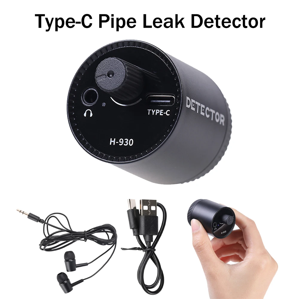 Multi-functional Water Leak Detector Underground Pipe Leak Monitor Portable Type-C Leak Detector kit for Indoor and Outdoor
Multi-functional Water Leak Detector Underground Pipe Leak Monitor Portable Type-C Leak Detector kit for Indoor and Outdoor