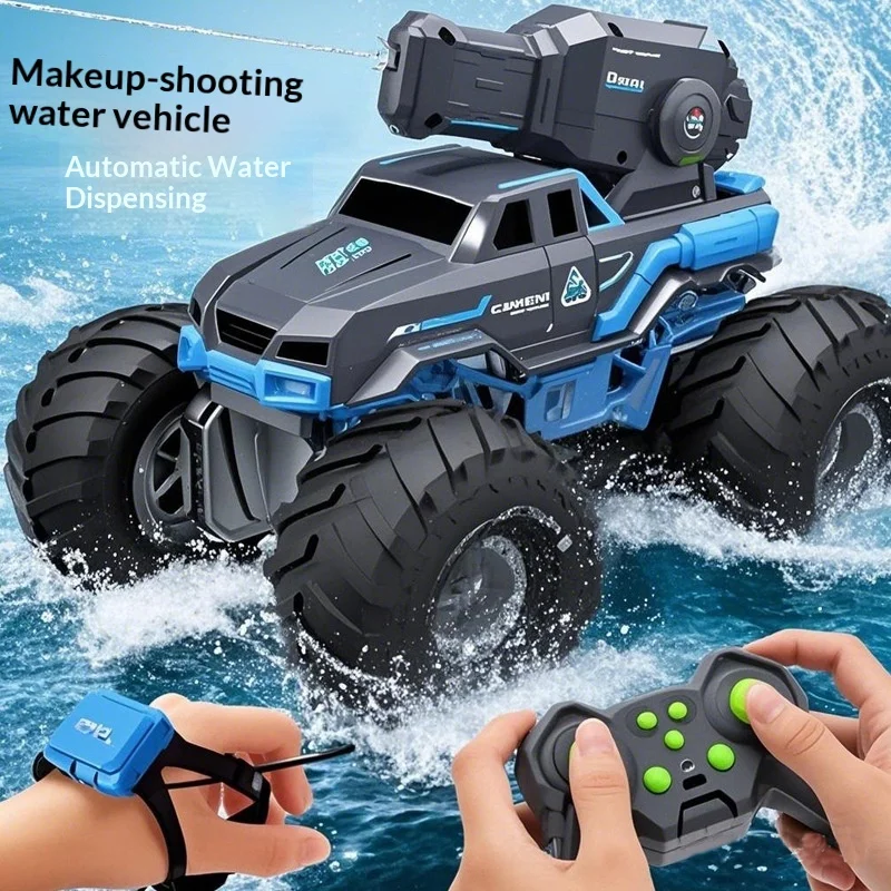 Racing Amphibious Remote Control Car Four Wheel Drive Off Road Vehicle Dual Mode Water Shooting Automatic Water Absorption
Racing Amphibious Remote Control Car Four Wheel Drive Off Road Vehicle Dual Mode Water Shooting Automatic Water Absorption