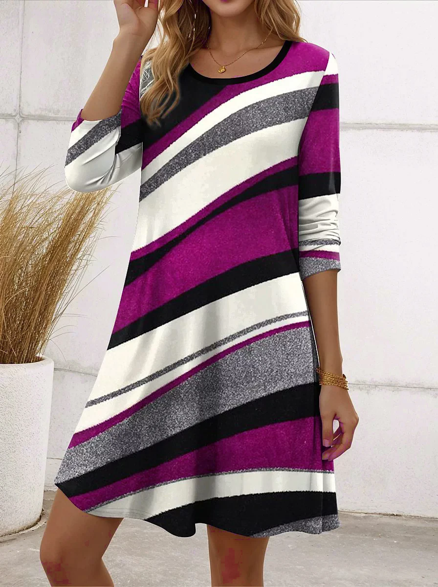 Элегантные модные женские мини-платья в градиентную полоску с длинным рукавом и 3D принтом, уличная одежда, женское платье 3XL, повседневное платье больших размеров
Элегантные модные женские мини-платья в градиентную полоску с длинным рукавом и 3D принтом, уличная одежда, женское платье 3XL, повседневное платье больших размеров