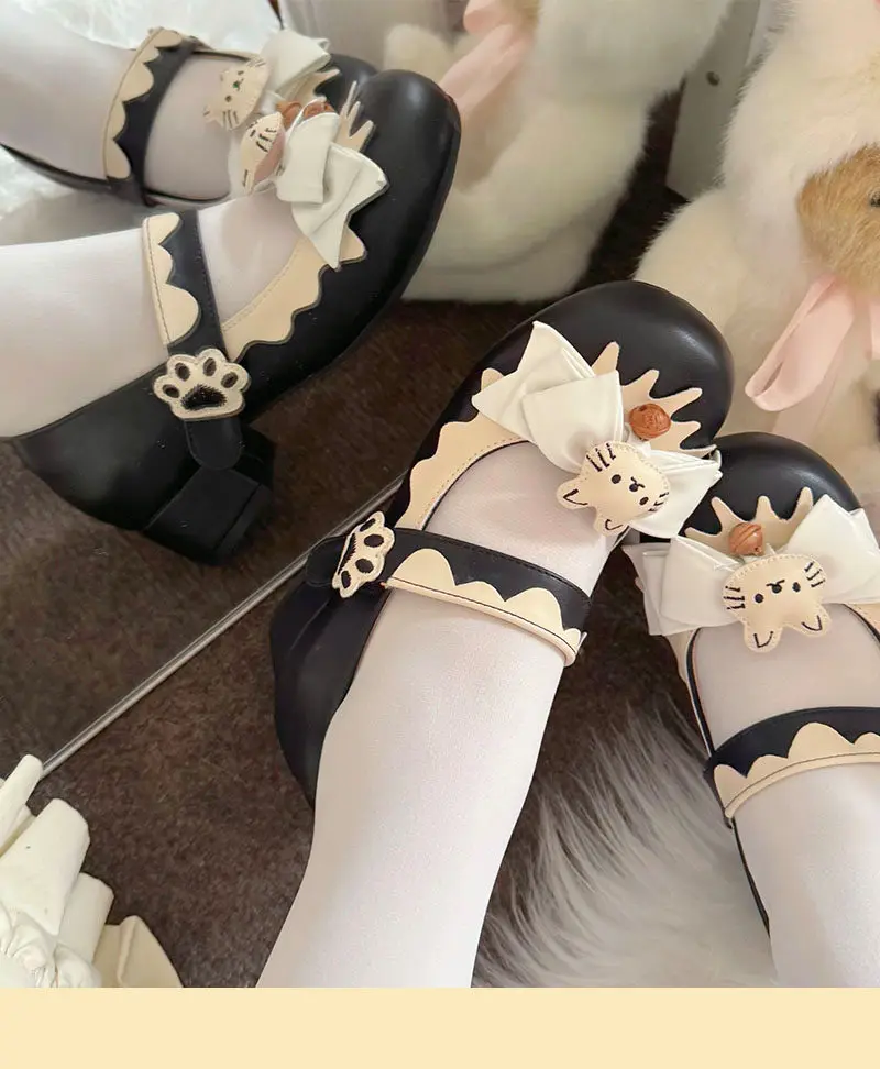 Japanese Original Cute Sweet Lolita Milk Cat Low Heel Small Leather Shoes Lo Shoe Girl Thick Heel Jk Student Single Shoes Women
Japanese Original Cute Sweet Lolita Milk Cat Low Heel Small Leather Shoes Lo Shoe Girl Thick Heel Jk Student Single Shoes Women