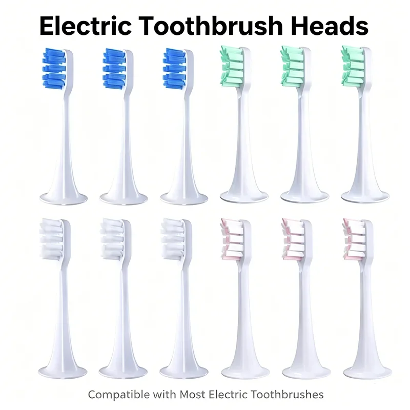 8PCS Sonic Electric Toothbrush Replacement Brush Heads Soft Bristle Compatible with XIAOMI MIJIA T300/500 Vacuum Compatible Nozz
8PCS Sonic Electric Toothbrush Replacement Brush Heads Soft Bristle Compatible with XIAOMI MIJIA T300/500 Vacuum Compatible Nozz