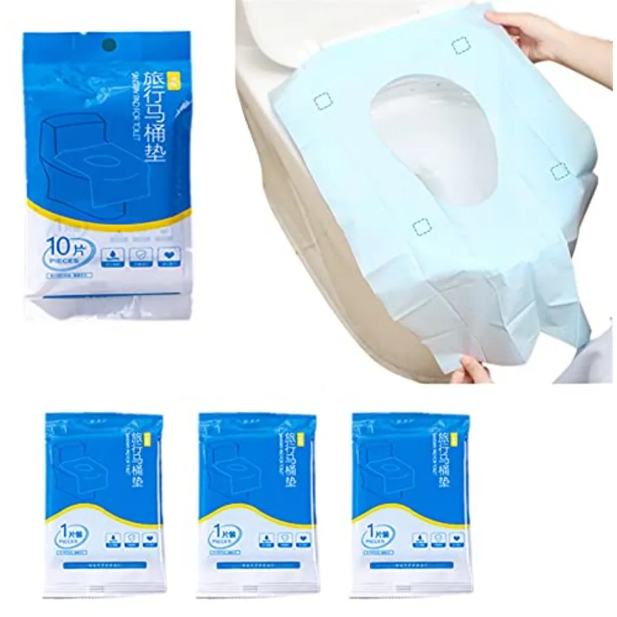 20 Pcs Extra Large 23.6 Inch x 15.8 Inch Blue Disposable Toilet Seat Covers Individually Wrapped Travel Essentials, for Public
20 Pcs Extra Large 23.6 Inch x 15.8 Inch Blue Disposable Toilet Seat Covers Individually Wrapped Travel Essentials, for Public