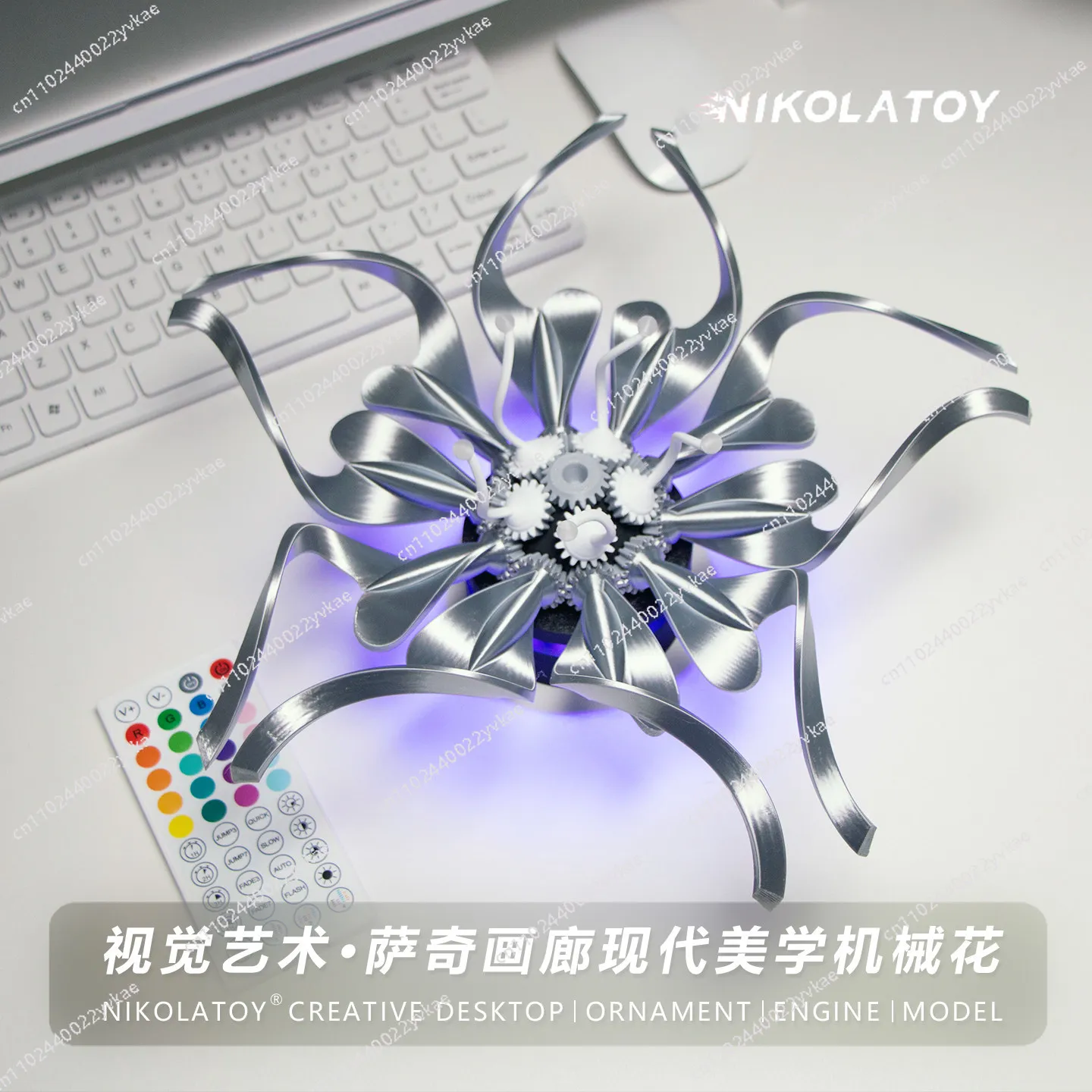 NIKOLATOY Saatchi Gallery Modern Aesthetics Visual Art Flower RGB Light Strip Table Wall Hanging Mechanical Flower
NIKOLATOY Saatchi Gallery Modern Aesthetics Visual Art Flower RGB Light Strip Table Wall Hanging Mechanical Flower
