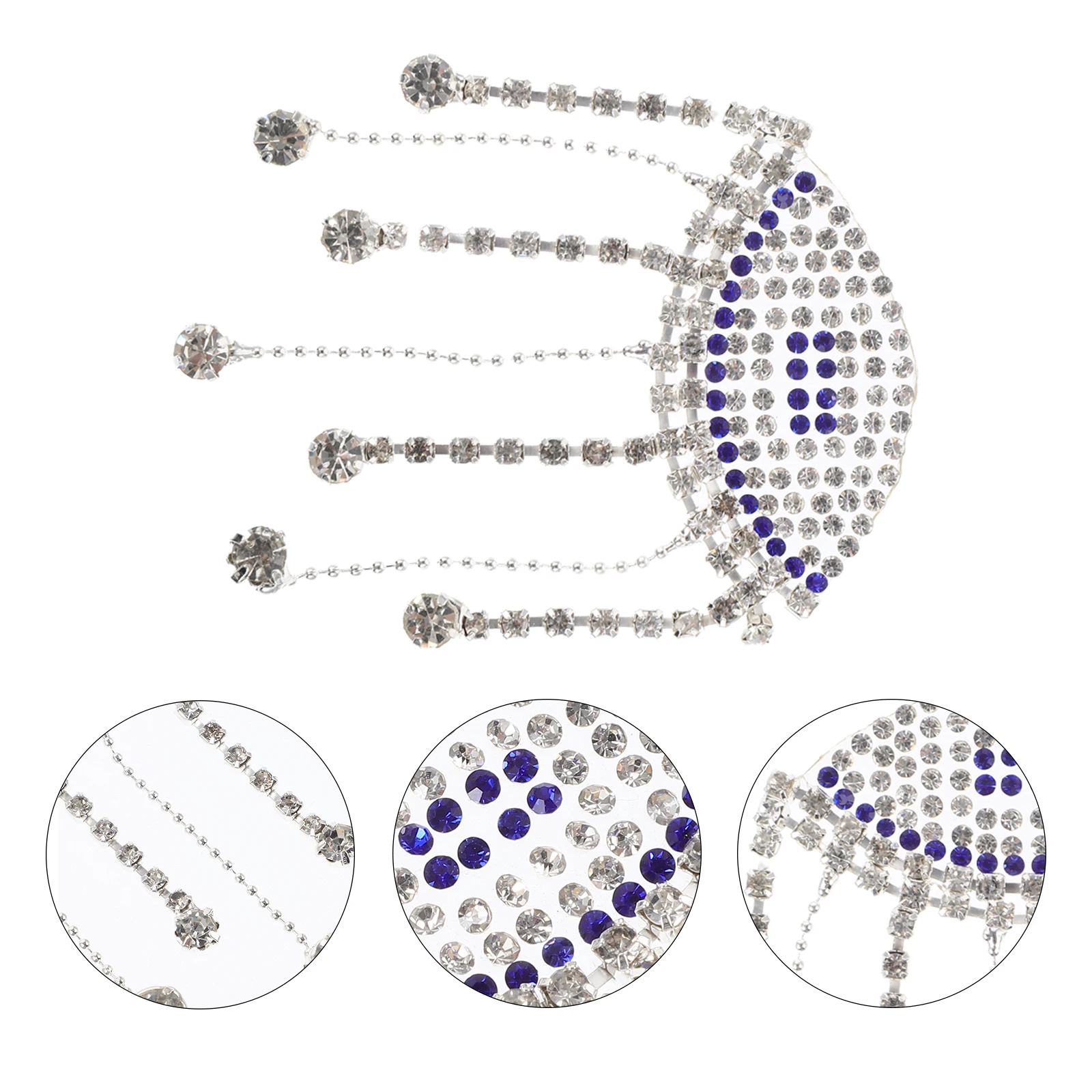 5pcs Rhinestone Applique Decorative Eye Patches Tassel Iron On DIY Clothing Accessories Glitter Embroidery Fabric Sew
5pcs Rhinestone Applique Decorative Eye Patches Tassel Iron On DIY Clothing Accessories Glitter Embroidery Fabric Sew