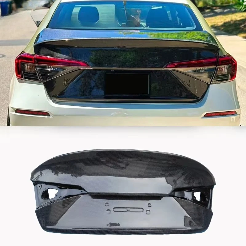 Car Accessories Carbon Fiber Car Rear Trunk Spare Parts For Civic 11th Sedan 2022-2025 Fitting Perfectly Rear Trunk Lid
Car Accessories Carbon Fiber Car Rear Trunk Spare Parts For Civic 11th Sedan 2022-2025 Fitting Perfectly Rear Trunk Lid