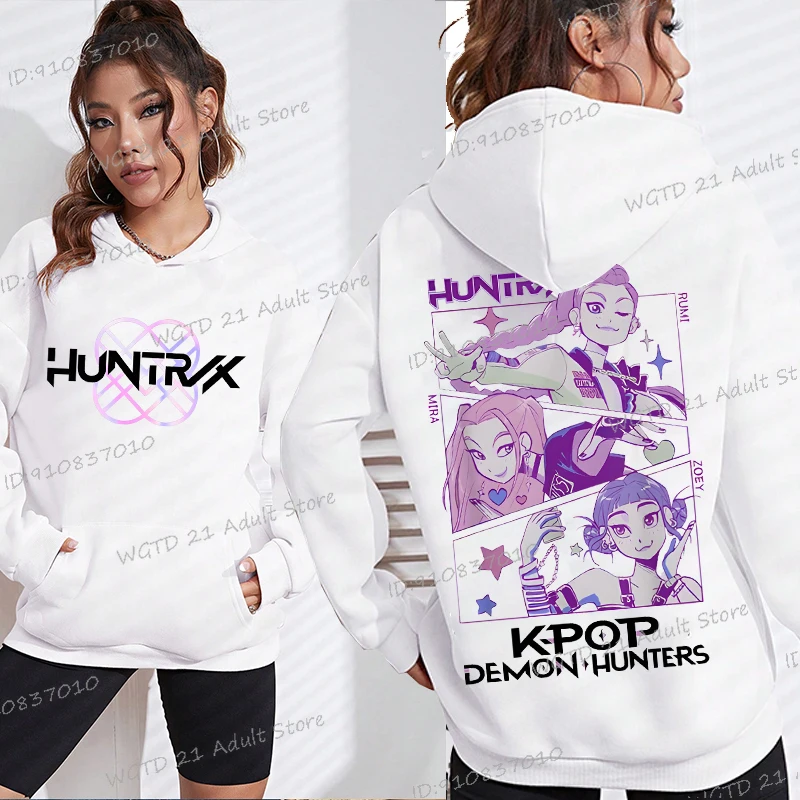 Anime KPop Demon Hunters Rumi Hoodies Manga Korean Ulzzang Women Men Long Sleeve Y2K Sudaderas Fashion Unisex Hoody
Anime KPop Demon Hunters Rumi Hoodies Manga Korean Ulzzang Women Men Long Sleeve Y2K Sudaderas Fashion Unisex Hoody
