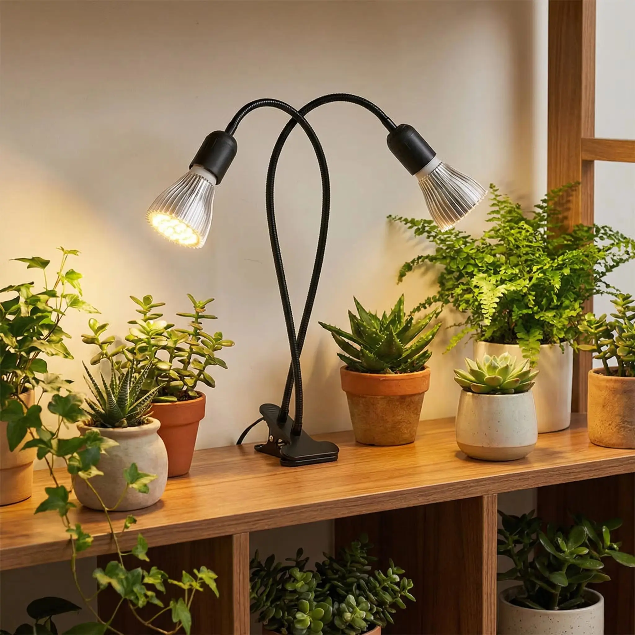 E27Double Head 40LED Growth Light Strip Flexible Lamp Head Full Spectrum Indoor Home Plant Light Dual Switch Plant Growth Lamp
E27Double Head 40LED Growth Light Strip Flexible Lamp Head Full Spectrum Indoor Home Plant Light Dual Switch Plant Growth Lamp
