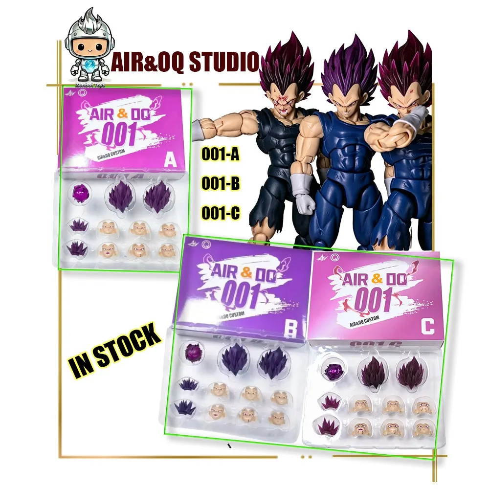 Air&OQ Studio Dragon Ball SHF Majin Vegeta Head Set Super Saiyan SSJ Vegeta Head Sculpt Accessories for Anime Action Figure Gift
Air&OQ Studio Dragon Ball SHF Majin Vegeta Head Set Super Saiyan SSJ Vegeta Head Sculpt Accessories for Anime Action Figure Gift