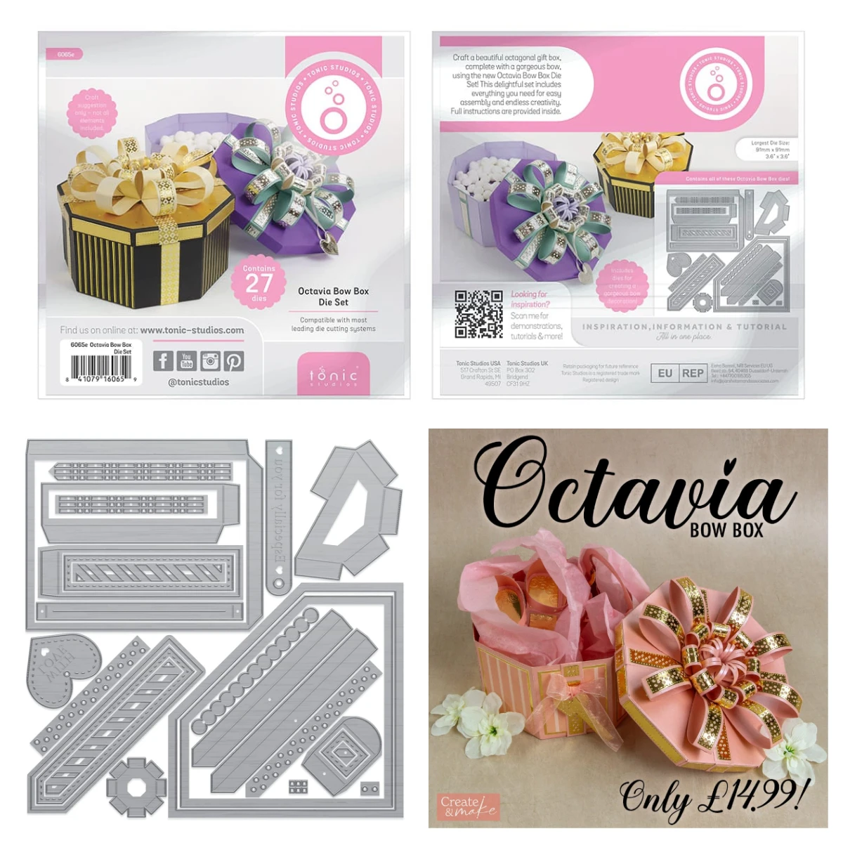 Octavia Bow Box Keepsake Cradle - Showcase Die Gift Box Metal Cutting Dies for DIY Handmade Scrapbook Greeting Card May 2026 New
Octavia Bow Box Keepsake Cradle - Showcase Die Gift Box Metal Cutting Dies for DIY Handmade Scrapbook Greeting Card May 2026 New