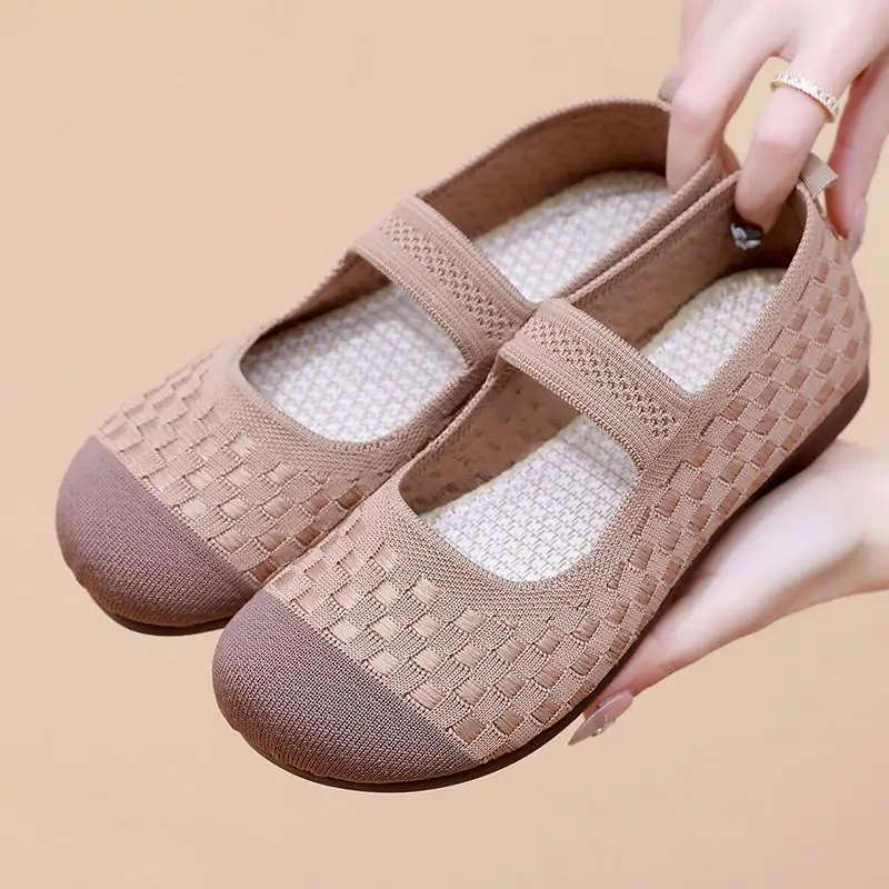 Women Breathable Knit Mary Jane Flats Strap Design Non Slip Soft Sole Comfortable Casual Walking Shoes Daily Wear Best Sellers
Women Breathable Knit Mary Jane Flats Strap Design Non Slip Soft Sole Comfortable Casual Walking Shoes Daily Wear Best Sellers