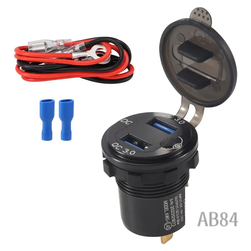 Автомобильное зарядное устройство Quick Charge 3.0 с двумя USB-портами и вольтметром и переключателем ВКЛ/ВЫКЛ, USB-розетка 36 Вт, 12 В, быстрое зарядное устройство для автомобиля, лодки, морской пехоты
Автомобильное зарядное устройство Quick Charge 3.0 с двумя USB-портами и вольтметром и переключателем ВКЛ/ВЫКЛ, USB-розетка 36 Вт, 12 В, быстрое зарядное устройство для автомобиля, лодки, морской пехоты