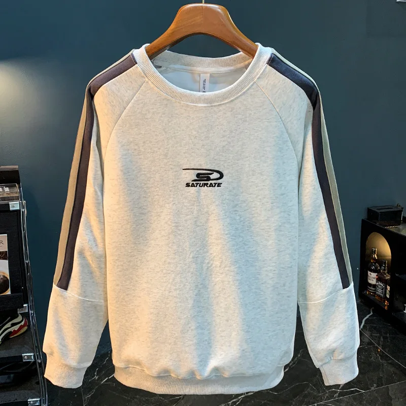 Casual round Neck Sweater Men's Autumn 2024 New Trend Stripes Contrast Color Loose All-Matching Embroidered Long-Sleeved Shirt
Casual round Neck Sweater Men's Autumn 2024 New Trend Stripes Contrast Color Loose All-Matching Embroidered Long-Sleeved Shirt