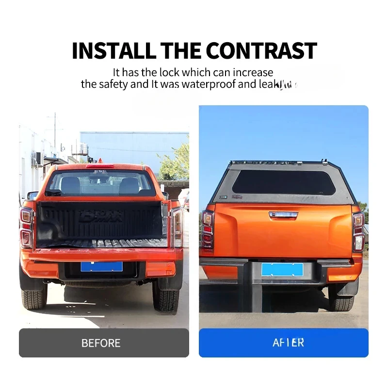 Factory Hot Sale 4X4 Steel Pickup Hardtop Topper Truck Canopy F0 C Tundra NP00
Factory Hot Sale 4X4 Steel Pickup Hardtop Topper Truck Canopy F0 C Tundra NP00