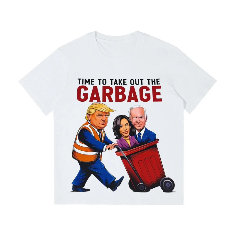 US Presidential Election Supporters of Donald Trump Biden-Harris Printed Cotton T-shirts for Women and Men in Summer and Autumn
US Presidential Election Supporters of Donald Trump Biden-Harris Printed Cotton T-shirts for Women and Men in Summer and Autumn