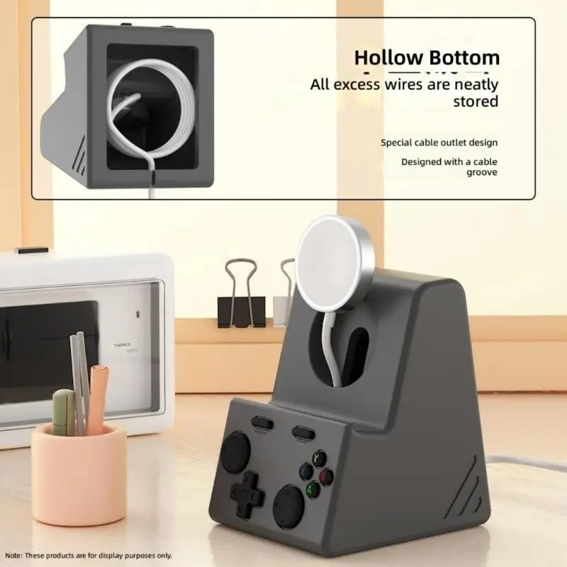 Stylish Watch Charging Dock with Retro PC Theme & Build In Cord Coordinator Not Slip Smartwatch Dock Fit Series 1~10 896C
Stylish Watch Charging Dock with Retro PC Theme & Build In Cord Coordinator Not Slip Smartwatch Dock Fit Series 1~10 896C