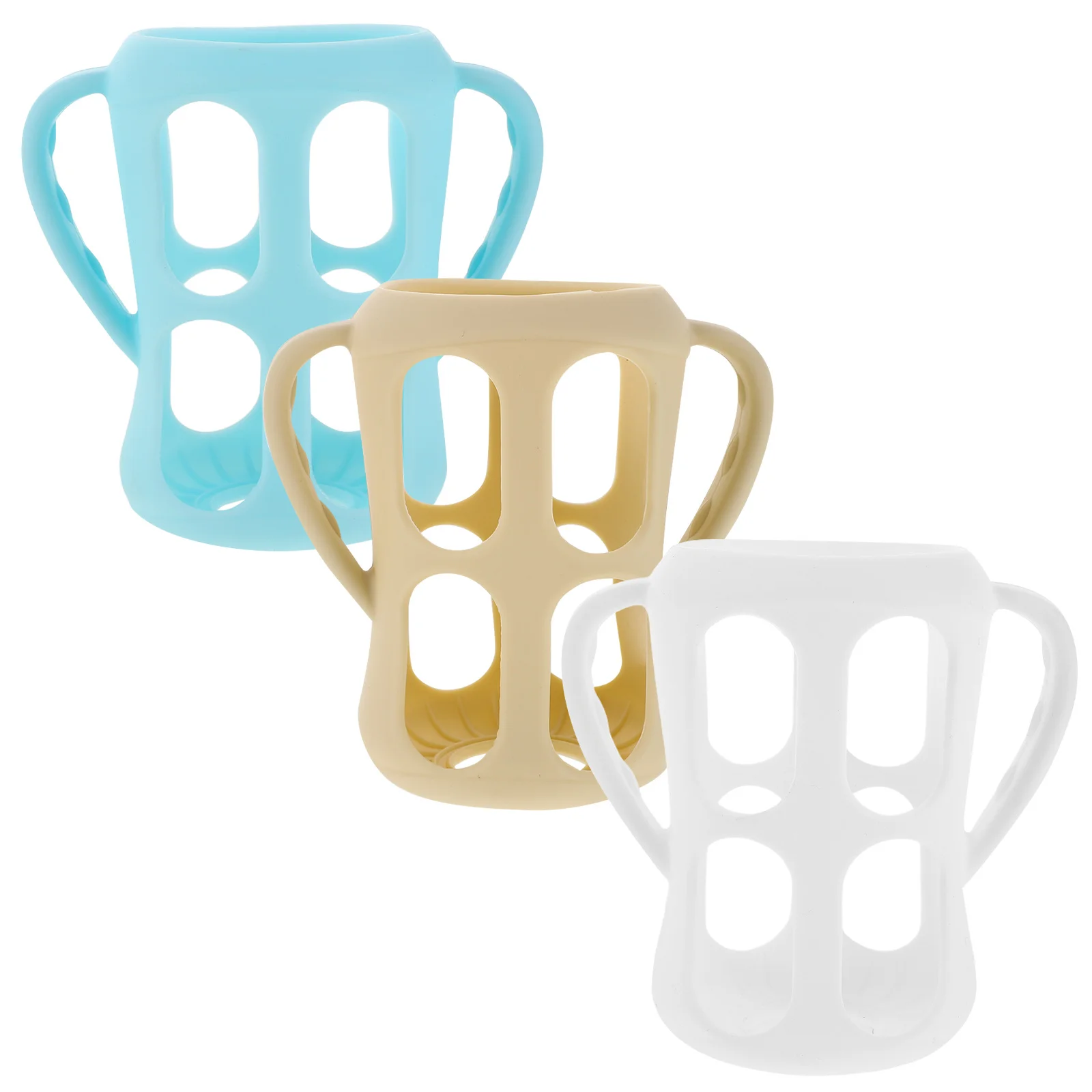 3 шт., силиконовые чехлы для детских бутылочек, противоскользящие теплоизоляционные защитные рукава, чехлы для детских бутылочек 
3 шт., силиконовые чехлы для детских бутылочек, противоскользящие теплоизоляционные защитные рукава, чехлы для детских бутылочек