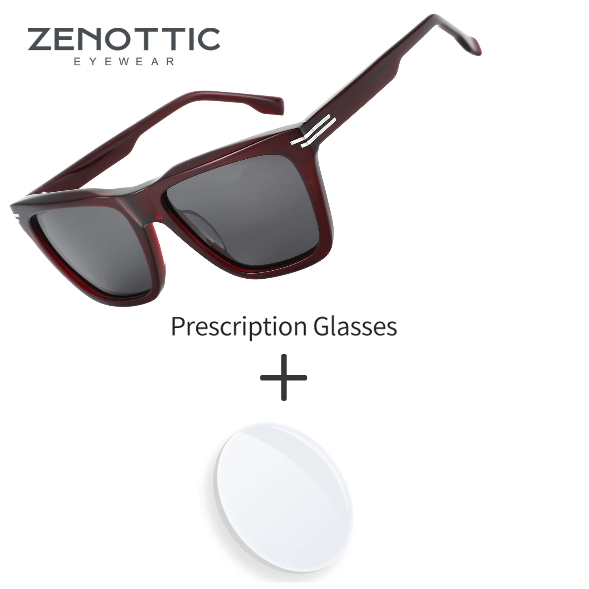 ZENOTTIC Women Square Graduate Prescription Sunglasses Polarized UV400 Shades Myopia Protection Running and Driving
ZENOTTIC Women Square Graduate Prescription Sunglasses Polarized UV400 Shades Myopia Protection Running and Driving