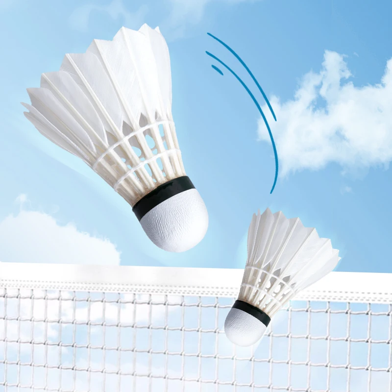 Shuttlecocks Goose Feather Badminton Nets Indoor/Outdoor Training Play-Resistant Cork Not Easy Play Badminton
Shuttlecocks Goose Feather Badminton Nets Indoor/Outdoor Training Play-Resistant Cork Not Easy Play Badminton