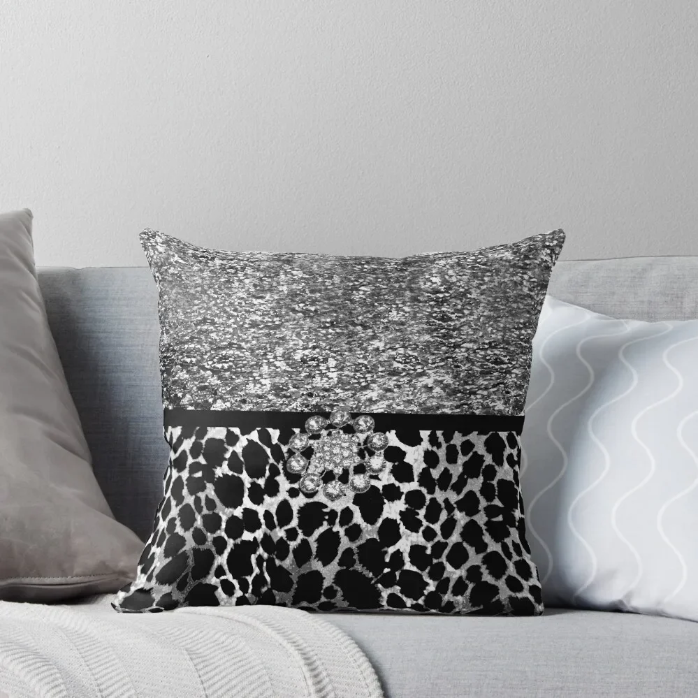 Animal Print Leopard Black and Silver Throw Pillow Luxury Pillow Cover Pillowcases Bed Cushions Pillow Decor
Animal Print Leopard Black and Silver Throw Pillow Luxury Pillow Cover Pillowcases Bed Cushions Pillow Decor