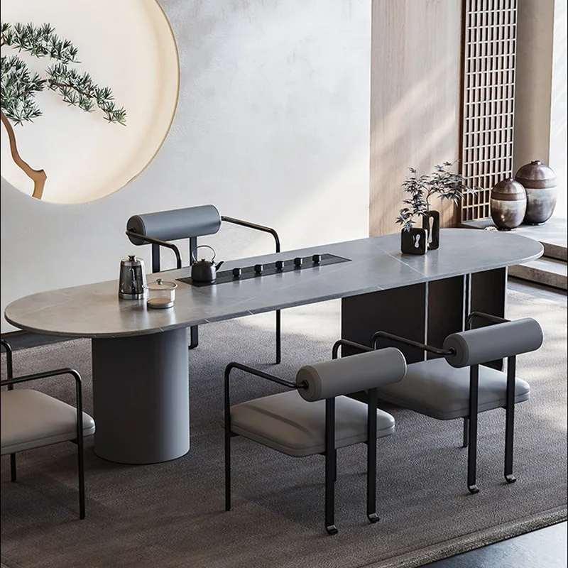 Rock slab tea table light luxury minimalist large board intelligent tea table and chair combination modern simple tea set light
Rock slab tea table light luxury minimalist large board intelligent tea table and chair combination modern simple tea set light