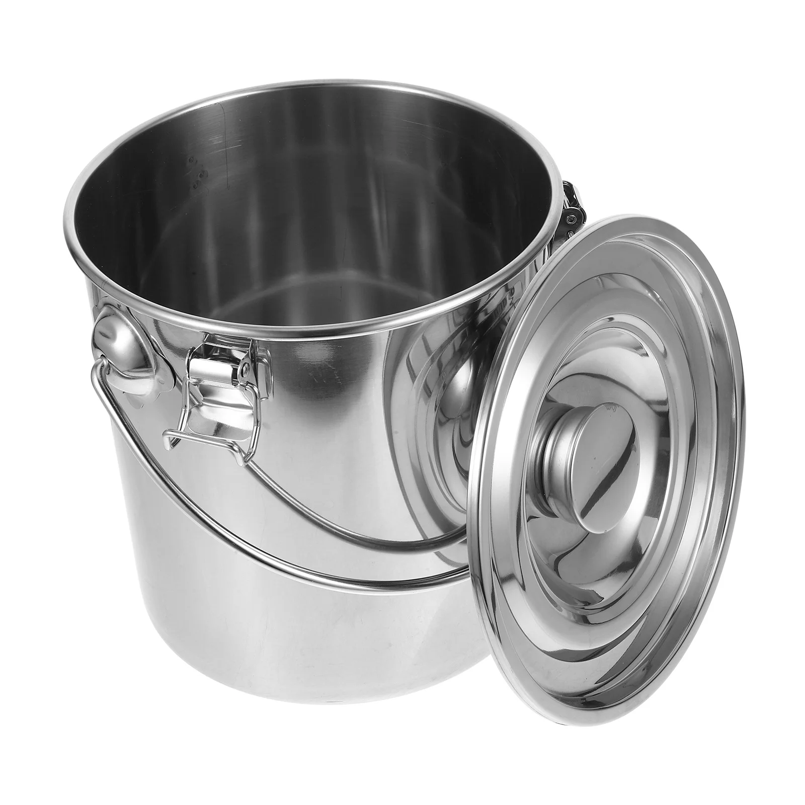 304 Stainless Steel Sealed Lifting Barrel Heavy Duty Airtight Transport Bucket For Kitchen Oil Grease Storage Durable Rust
304 Stainless Steel Sealed Lifting Barrel Heavy Duty Airtight Transport Bucket For Kitchen Oil Grease Storage Durable Rust