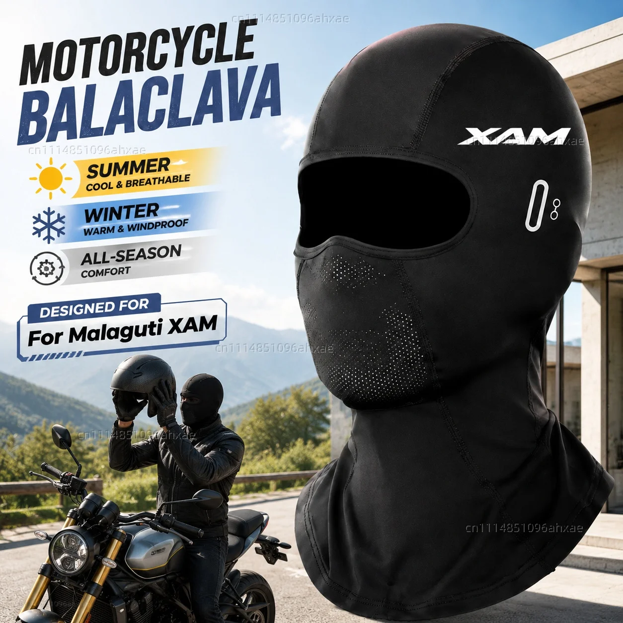 For Malaguti XAM 2023-2024 Motorcycle Balaclava Summer Glasses Face Breathable Hole Winter Warm breathable waterproof cycling
For Malaguti XAM 2023-2024 Motorcycle Balaclava Summer Glasses Face Breathable Hole Winter Warm breathable waterproof cycling