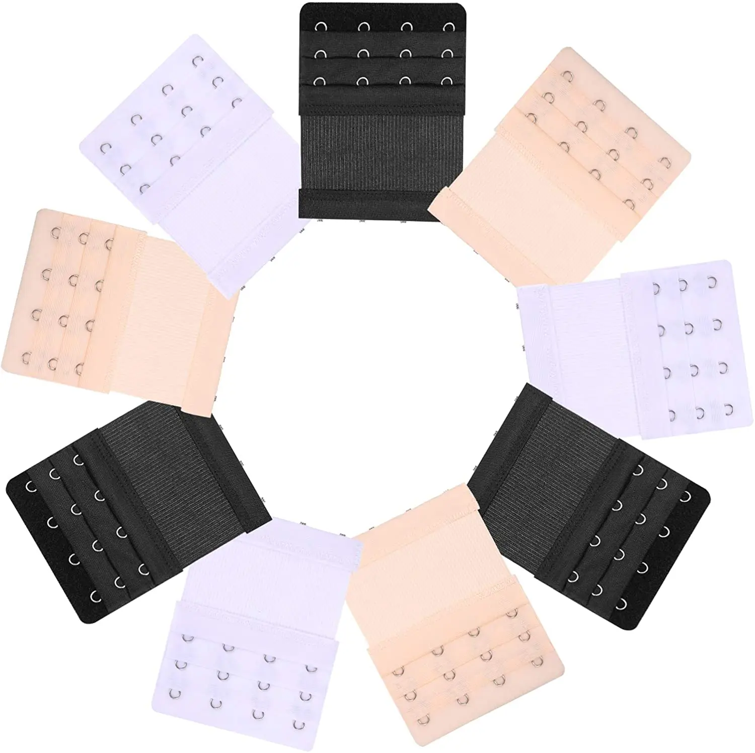 10PC Women Bra Extenders Underwear Extension for Women's Elastic Bra Extension Strap Hook Adjustable Belt Buckle Accessories
10PC Women Bra Extenders Underwear Extension for Women's Elastic Bra Extension Strap Hook Adjustable Belt Buckle Accessories