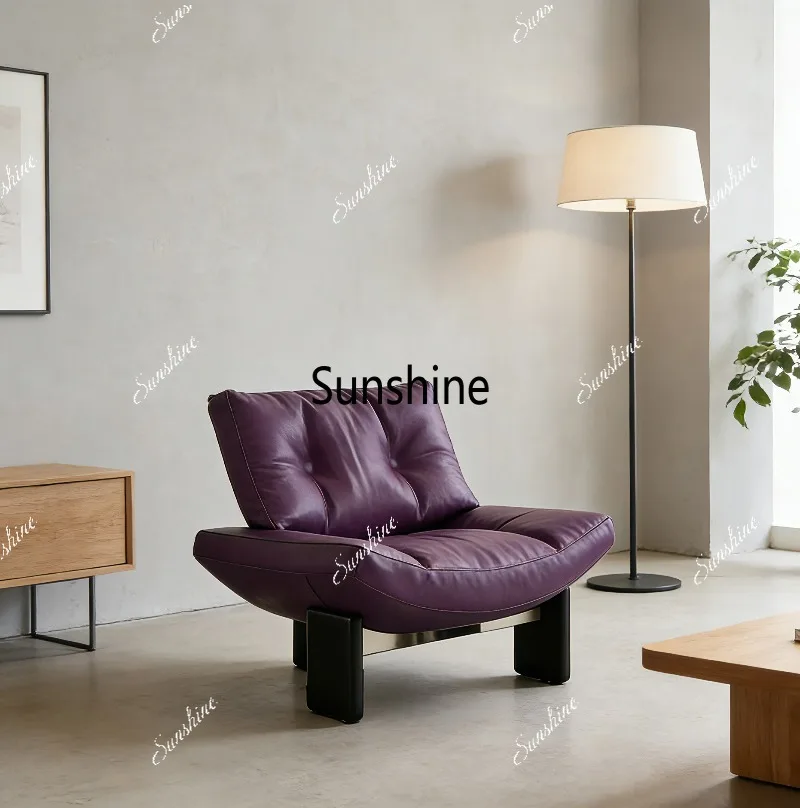 Light luxury Italian-style single sofa, living room lounge chair, high-end lazy lounge sofa
Light luxury Italian-style single sofa, living room lounge chair, high-end lazy lounge sofa
