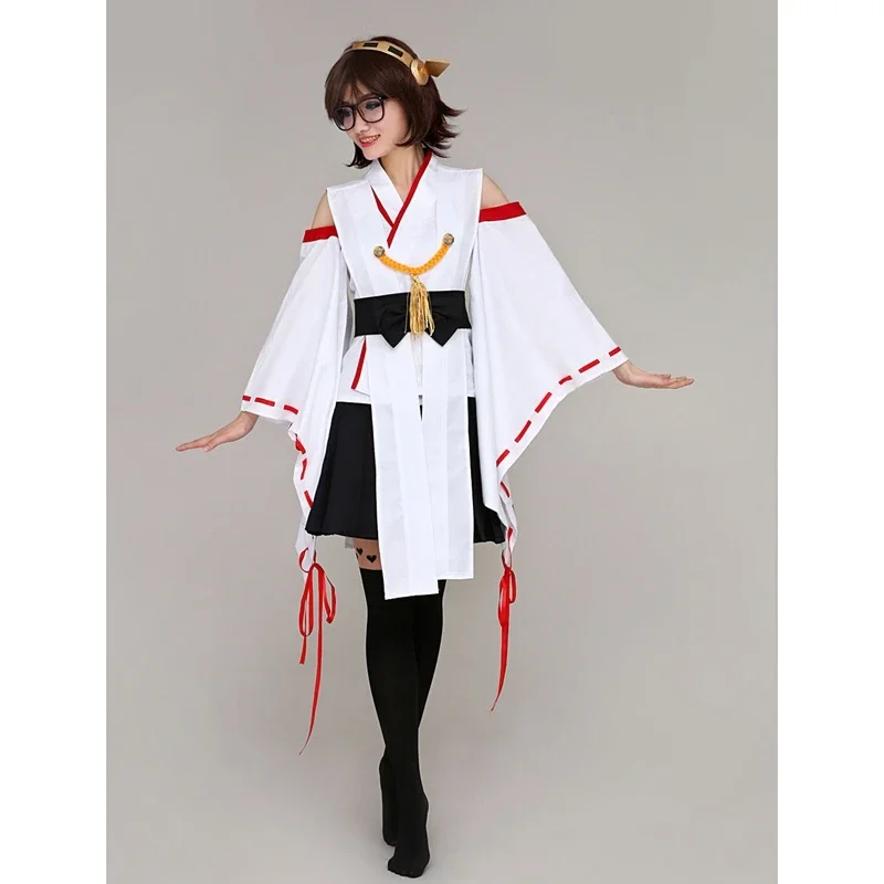Anime Kantai Collection Kancolle Kirishima Cosplay Costume Japanese Kimono Suit Women Girls Dress Halloween Outfit
Anime Kantai Collection Kancolle Kirishima Cosplay Costume Japanese Kimono Suit Women Girls Dress Halloween Outfit
