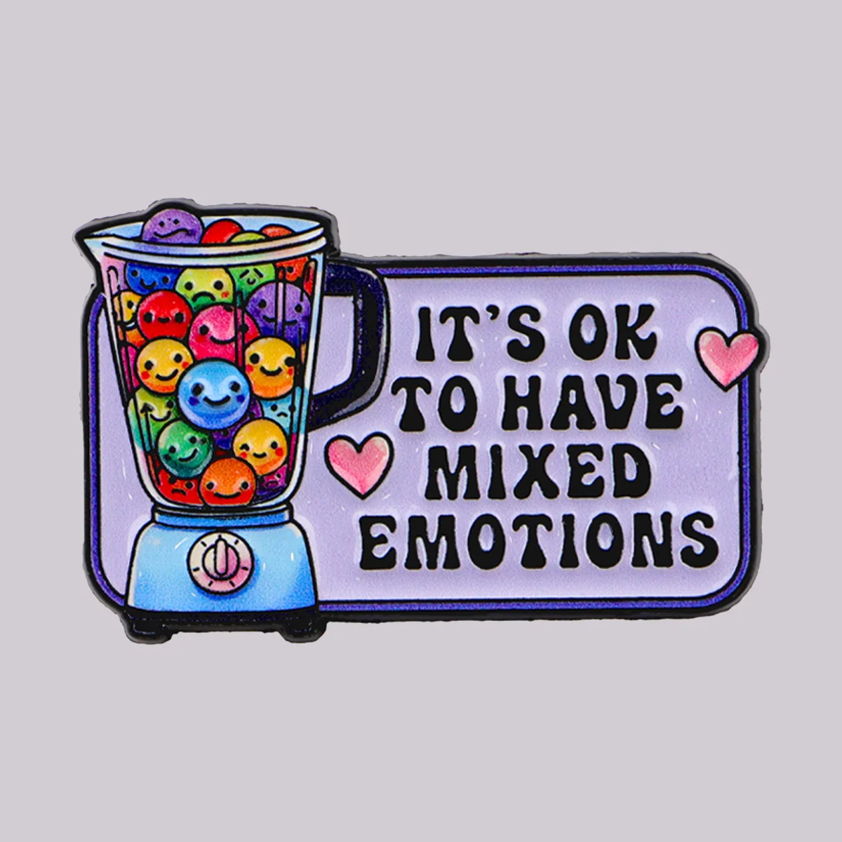 "Mixed Emotions" Enamel Pin Cartoon Brooch Pines Lapel Pins Badge on Backpack Clothing Accessories Fashion Jewelry Friends Gifts
"Mixed Emotions" Enamel Pin Cartoon Brooch Pines Lapel Pins Badge on Backpack Clothing Accessories Fashion Jewelry Friends Gifts