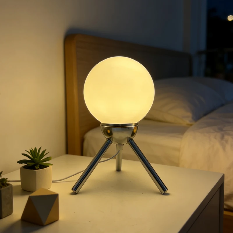 Скандинавская современная минималистичная настольная лампа, креативная стеклянная сфера, декоративная лампа для спальни, прикроватная тумбочка, кабинет, гостиничная комната
Скандинавская современная минималистичная настольная лампа, креативная стеклянная сфера, декоративная лампа для спальни, прикроватная тумбочка, кабинет, гостиничная комната