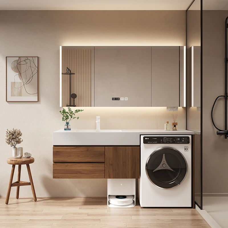 Medieval rock slab seamless ceramic basin, washing machine integrated cabinet, bathroom cabinet combined toilet, wash basin
Medieval rock slab seamless ceramic basin, washing machine integrated cabinet, bathroom cabinet combined toilet, wash basin