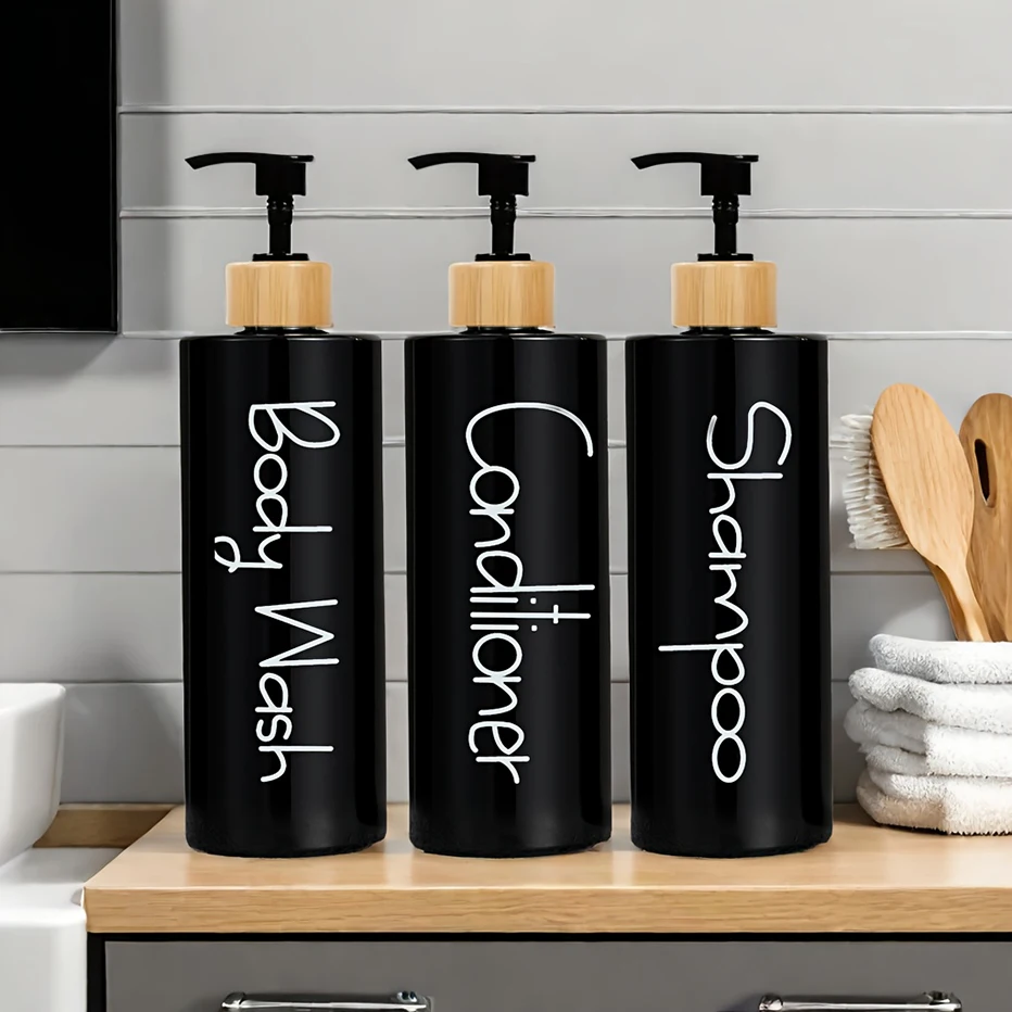 3PCS Bathroom Soap Dispenser Reusable Hand Pump Dispenser Bottle Bathroom Shower Gel Shampoo Refillable Bottle Container
3PCS Bathroom Soap Dispenser Reusable Hand Pump Dispenser Bottle Bathroom Shower Gel Shampoo Refillable Bottle Container