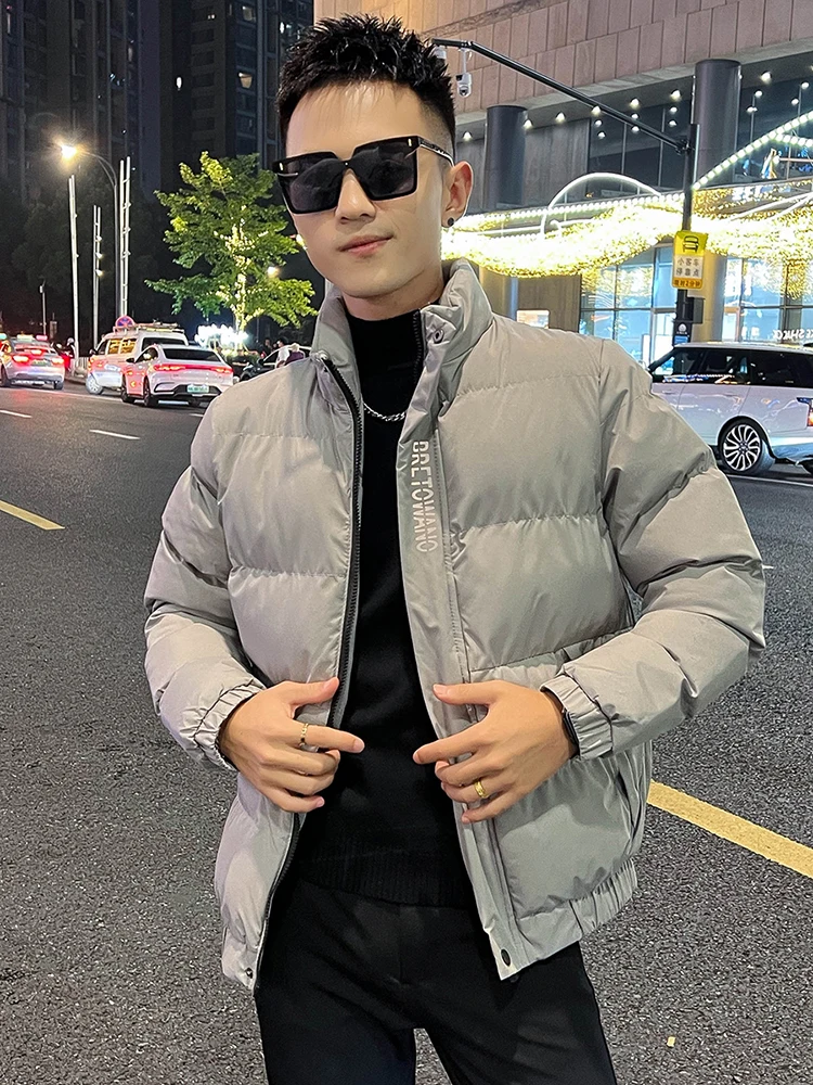 Men's Winter Thiened Warmth down Cotton Jaet Youth Faion Brand Versatile Haome Korean Sle Cotton Outerwear
Men's Winter Thiened Warmth down Cotton Jaet Youth Faion Brand Versatile Haome Korean Sle Cotton Outerwear