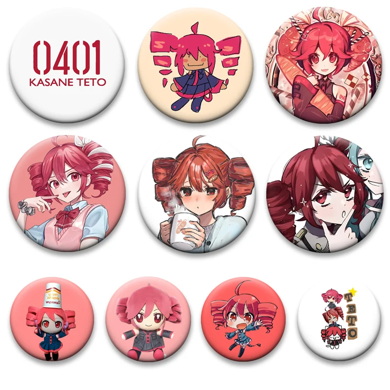 Cute Cartoon Girl Button Pins Kasane Teto Fashion Round Brooches Virtual Singer Exquisite Badge for Backpack Accessories Gifts
Cute Cartoon Girl Button Pins Kasane Teto Fashion Round Brooches Virtual Singer Exquisite Badge for Backpack Accessories Gifts